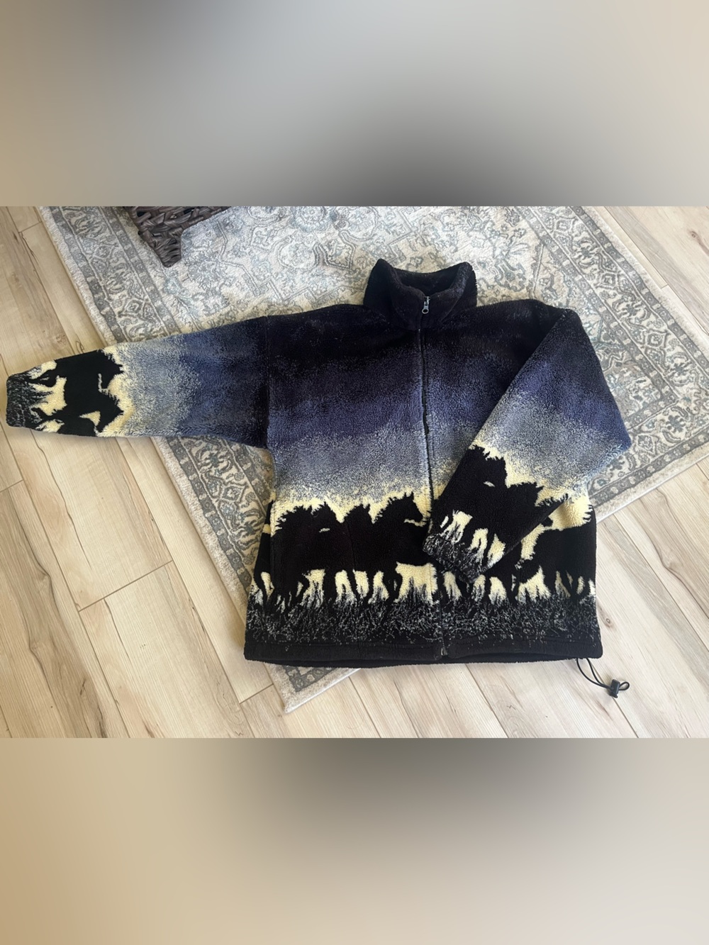 Vintage horse fleece